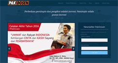 Desktop Screenshot of pakdosen.com